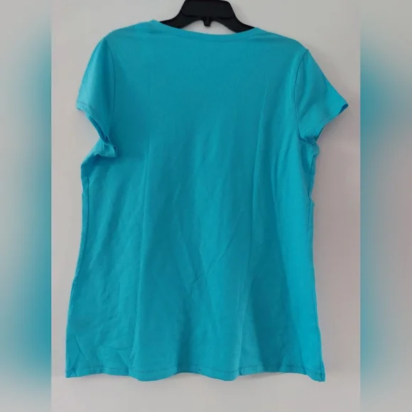 No Boundaries T shirt Size XXL (19) aqua blue - Picture 4 of 5